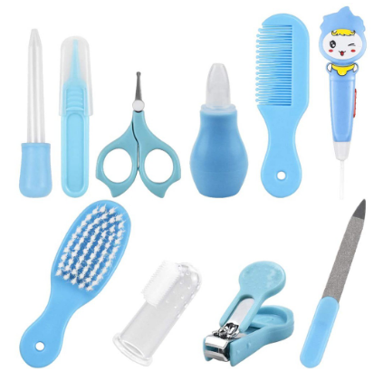 BCW Beast Child World Newborn 10 Pcs Baby Grooming Nail Care Set Baby Nail Cutter