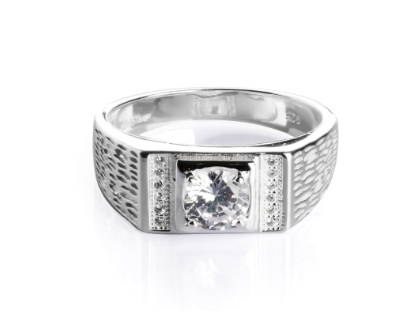 Unisilver 925 Square Bond Men's Ring