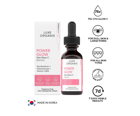 Luxe Organix Power Glow Vita Glow C Serum 30ml