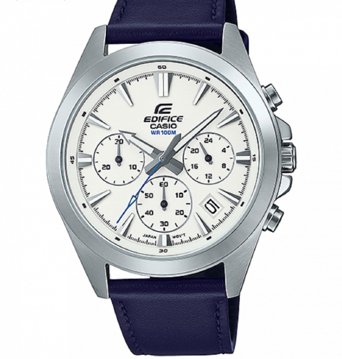Casio Edifice EFV-630L-7A Chronograph Leather Strap Watch For Men