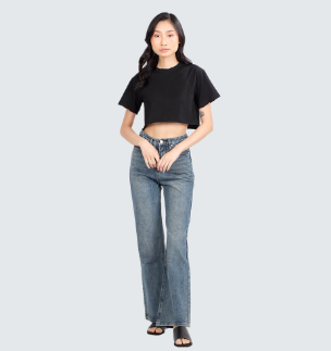 Mantou Anika Straight Leg Jeans