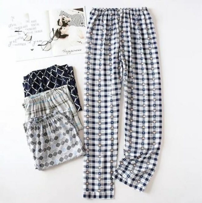 Lucky  Cotton pajama for Men sleepwear Free size Fit To size 32 Adult Pajamas