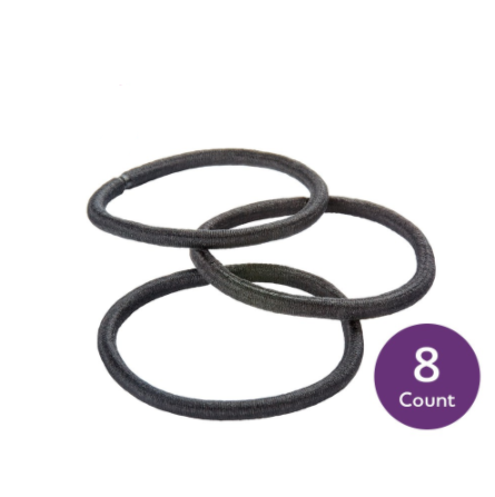 Goody Ouchless No-Metal Extra Large Elastics 4mm Medium, 8ct