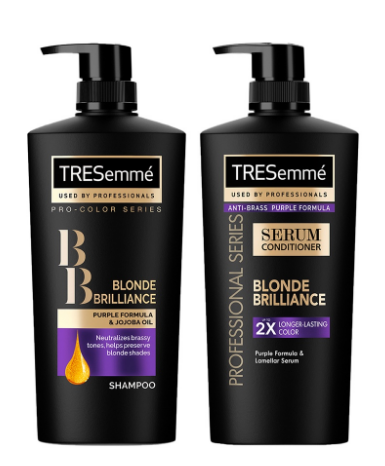 Tresemme Blonde Brilliance Shampoo 620ml and Serum Conditioner 650ml