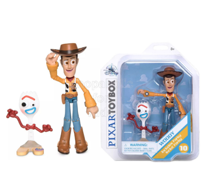 Disney PIXAR Toybox - Woody Action Figure – Toy Story 4 s4kph cowboy collectible toddler gift toy