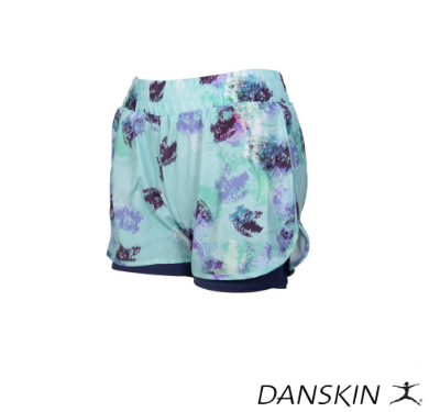Danskin Training Layered Shorts for Gym Sports Wear Athleisure Women Activewear