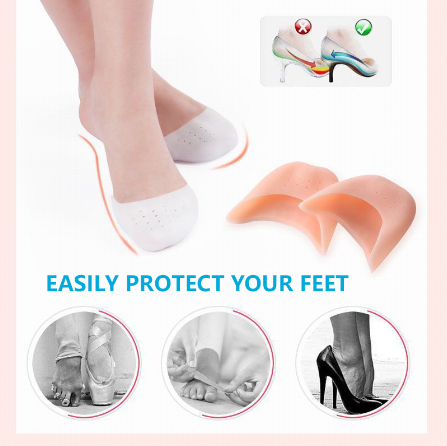 Silicone Gel Dance Point Pads For Ballet Dancing Toe Forefoot Pad Shoes Insoles Insert 1pair