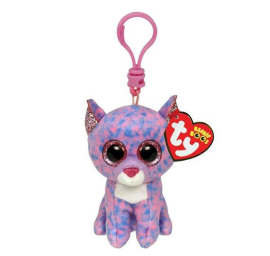 Ty Beanie Big Eyes Keychain Pendant Sloth Monkey Cat Fox Puppy Rabbit Soft Plush Backpack Decor Doll Birthday Gift For Kids 10CM C28