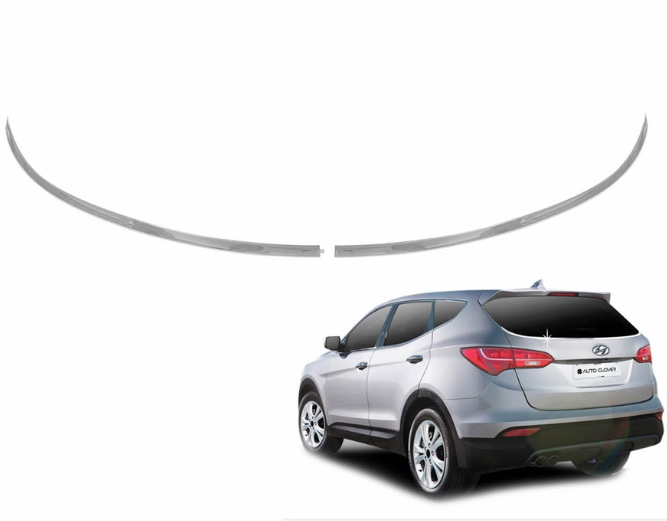 Auto Clover Chrome Lip Spoiler 2pcs Set C152 For Hyundai Santa Fe DM 2012 Car Exterior Accessories