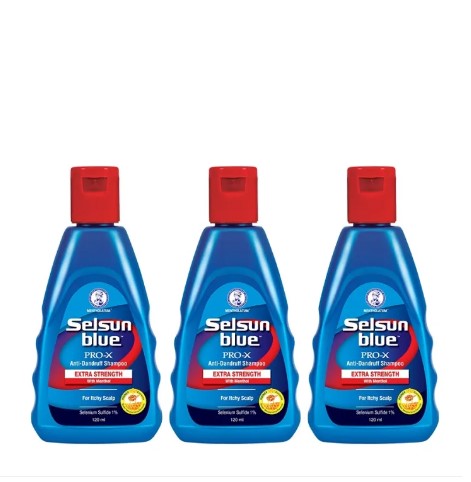 Pro-X Anti-Dandruff Shampoo Bottle of 3