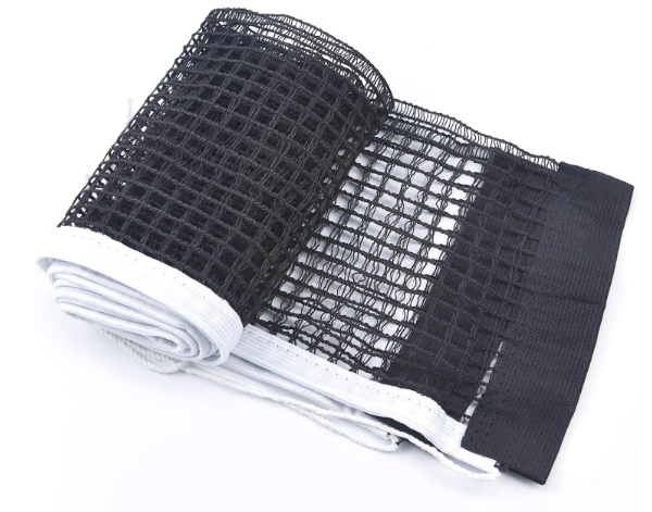Ping Pong Net Nylon Pingpong Net for Indoor Outdoor School Gym Black Table Tennis Replacement Net