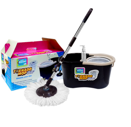 Home Gallery Tornado Mop  Black & White 46 x 26 x 23cm