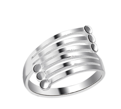 Sterling Silver Japayuki Ladies Ring