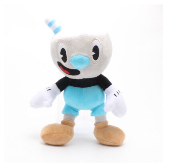32cm Cuphead Plush Toys Mugman The Chalice Soft Plush Stuffed Toys Cute Cartoon For Kid Christmas Gifts S13