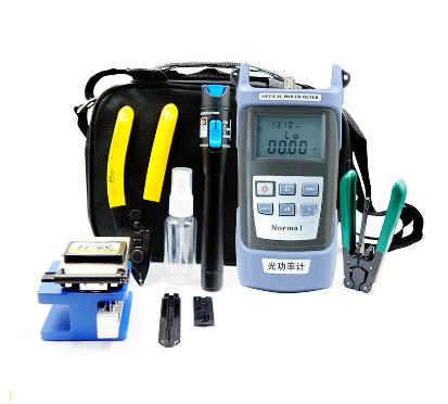 Ftth Fiber Optic Tool Kit FC-6S Fiber Cleaver Optical Power Meter 5km Visual Fault Locator