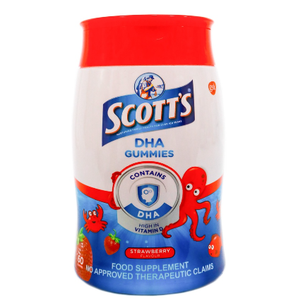 Scott’s DHA Gummies Strawberry Flavor 60pcs