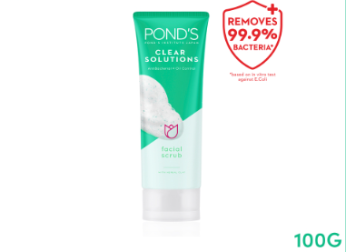 Pond's Clear Solutions Facial Foam with Neem Extract and Prebiotics for Acne & Pimple Free Skin 100g