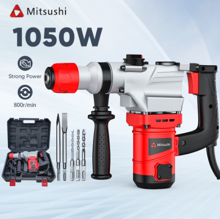 Mitsushi MDC2926A 1050W 220V Rotary Hammer Drill Chipping Gun/Chipping Hammer
