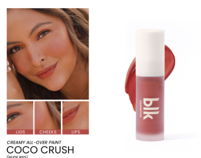 blk cosmetics fresh creamy all over paint coco crush