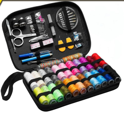 Portable Travel Sewing Box Needles Tools Stitching Embroidery Craft Sewing Kits 97Pcs/Set