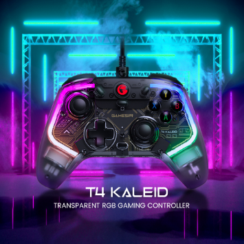 GameSir T4 Kaleid Gaming Controller Anti-drift Wired Gamepads with Hall Effect for Nintendo Switch PC Steam Android TV Box