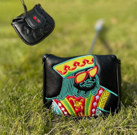 JQK Embroidered Golf Club Head Covers Golf Club Putter Head Covers And Golf Club Iron Head Covers