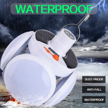 300W solar waterproof multi-scene emergency light dual-mode charging outdoor camping spherical light