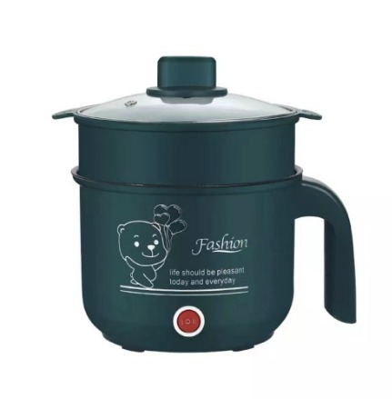 Mini Rice Cooker Multi-function Cooker 1.8L Non-stick Inner Pot Electric Heating Pot