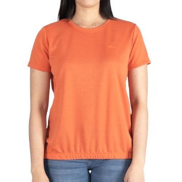 Petrol Basic Tees for Ladies Relaxed Fitting Shirt CVC Jersey Fabric for Ladies 150890-U (Rust)