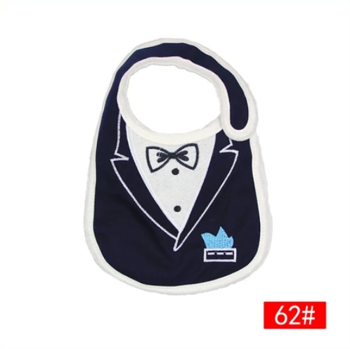 Cotton 3-Layer Cartoon Baby Bib B27
