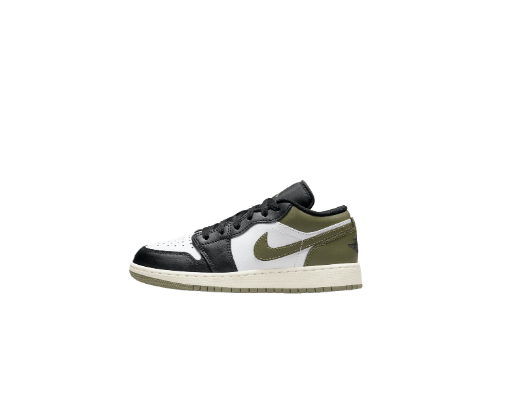 Jordan Air Jordan 1 Low (GS) Women Athletic Sneaker, Anti-Slip & Wear Resistant, Low-Top, 553560-092