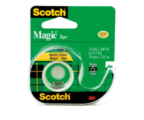 Scotch Transparent Tape 3/4 x 300in