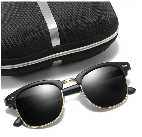 Sunglass Sport Quicksilver Black Polarized Men Sunglasses Rectangle Shades Men EyeWear Driving