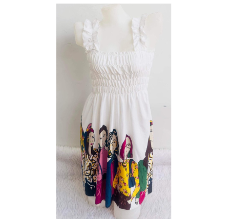 RUFFLES Mini Smocking || Maternity Dress || Summer Dress ||Above the knee up to Medium Size A5