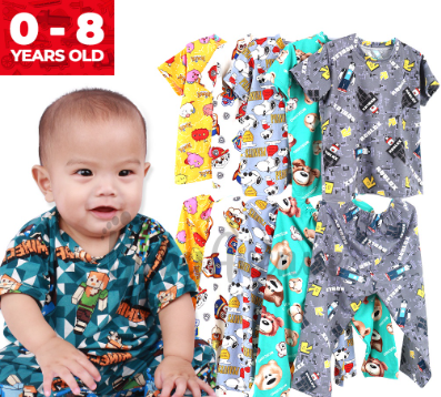 Kids Terno Pajama Sleepwear for 0-8 Year Old