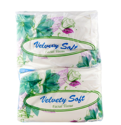 Velvety Soft Facial Tissue 100 sheets