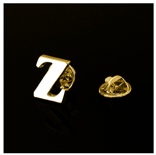 Fashion A-Z Alphabet Brooch Women Men Badges Gold Color Initial Letter Brooches Metal Pins Accessories Jewelry Gift Z
