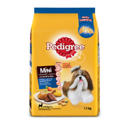 Pedigree Mini Chicken & Liver Dry Dog Food 1.3kg
