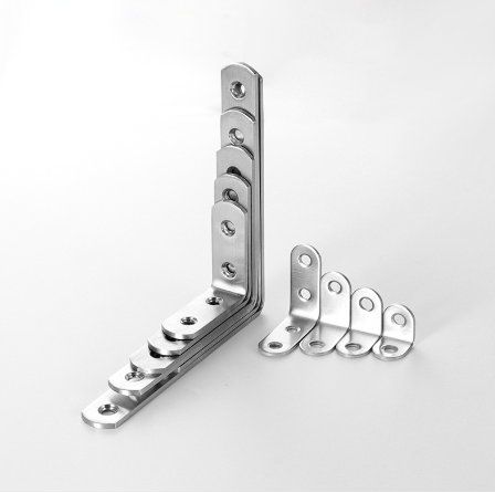 Stainless Steel Corner Code Hardware Thickened Square Corner Code 90-degree Right Angle L-shaped