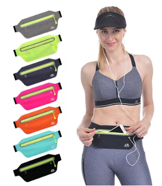 Professional Running Jogging Waist Bag Sports Belt Pouch Mobile Phone Case Men Women Hidden Pouch Gym Sports Pocket Exercise Belt