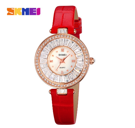 Skmei Elegant Sensual Waterproof Women's Watch 2009 RED