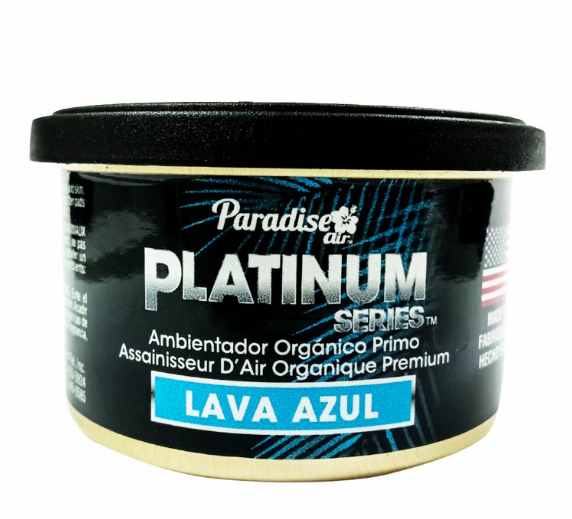 Paradise Air Platinum Series Air Freshener 52g (Blue Lava)