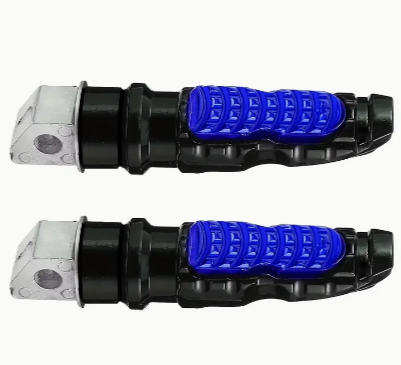 2pcs Motorcycle Off-road Vehicle Electric Vehicle Accessories Modification Pedal Aluminum Alloy Color Pedal Rear Pedal Footrest Universal