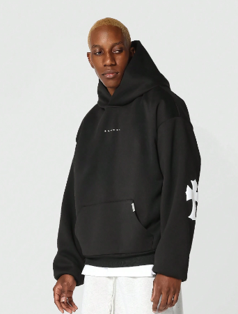 SUMWON Overhead Hoodie With Graphic Print Halloween