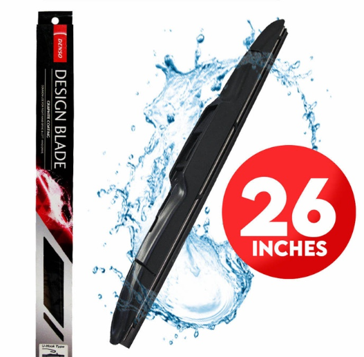 Denso Graphite Coating Wiper Blade U-Hook Type DDS-026L 26' ' / 650mm For Chrysler, Honda, Hyundai