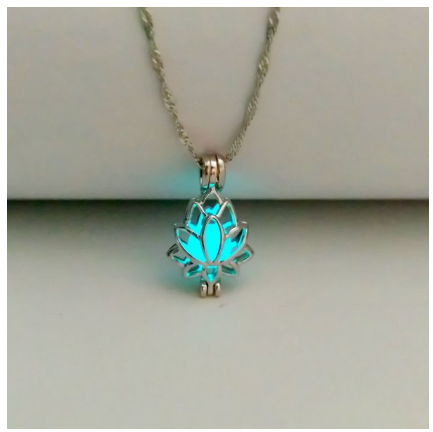Cross Luminous Necklace Men and Women Fashion Rotating Windmill Flowers Love Geometric Luminous Pendant Stainless Steel N3