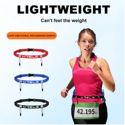 WRELS Race Sports Belt number Energy Rubber Ring Triathlon