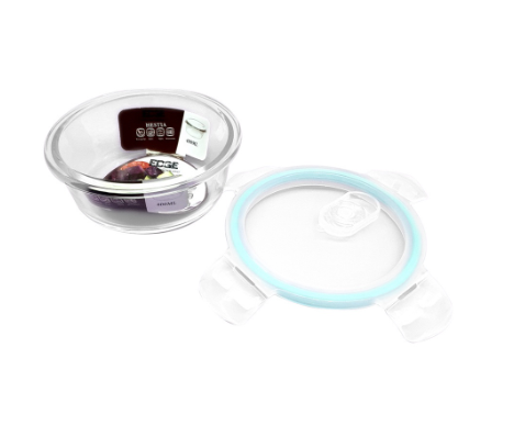 Edge Houseware Glass Round Food Keeper 400ml