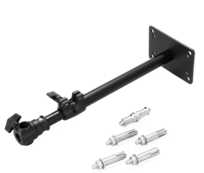 Selens 60cm Photography Photo Studio Video Wall Ceiling Mount Stand Overhead with 1/4" Thread for Video Camera Wall Mount