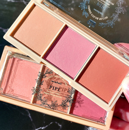 Face Blush Powder Cheek Natural 3Colors Cheek Tint Blusher Matte Face Make up Cosmetics